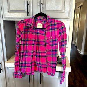 Hollister Multicolor Plaid Shirt